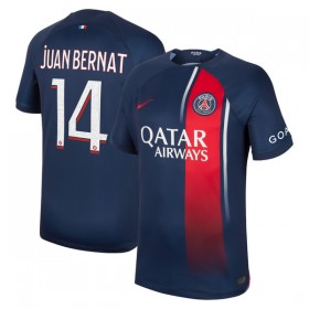 Camisola Paris Saint-Germain 2023-24 Juan Bernat 14 1º Equipamento Manga Curta